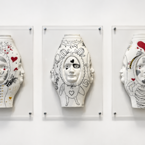 Face Wall Sculpture Set