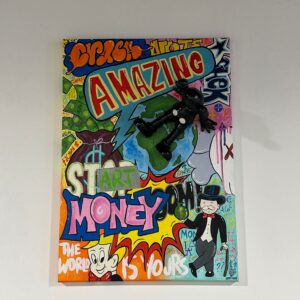 Kaws Pop Art World Tablo