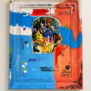 Basquiat Skull Tablo