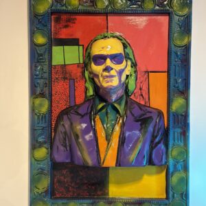 Gotham Noir: Jack Joker – Neo-Pop Art Rölyef Tablo